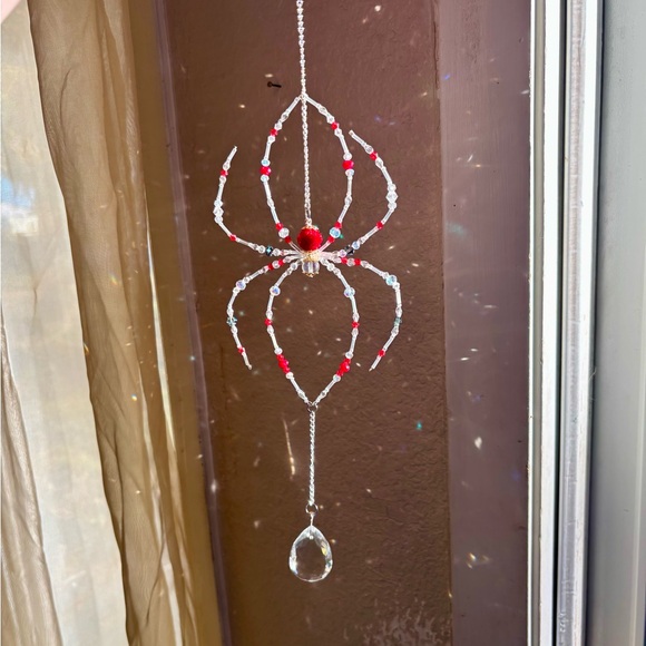Beaded Spider Suncatcher. - Picture 4 of 8